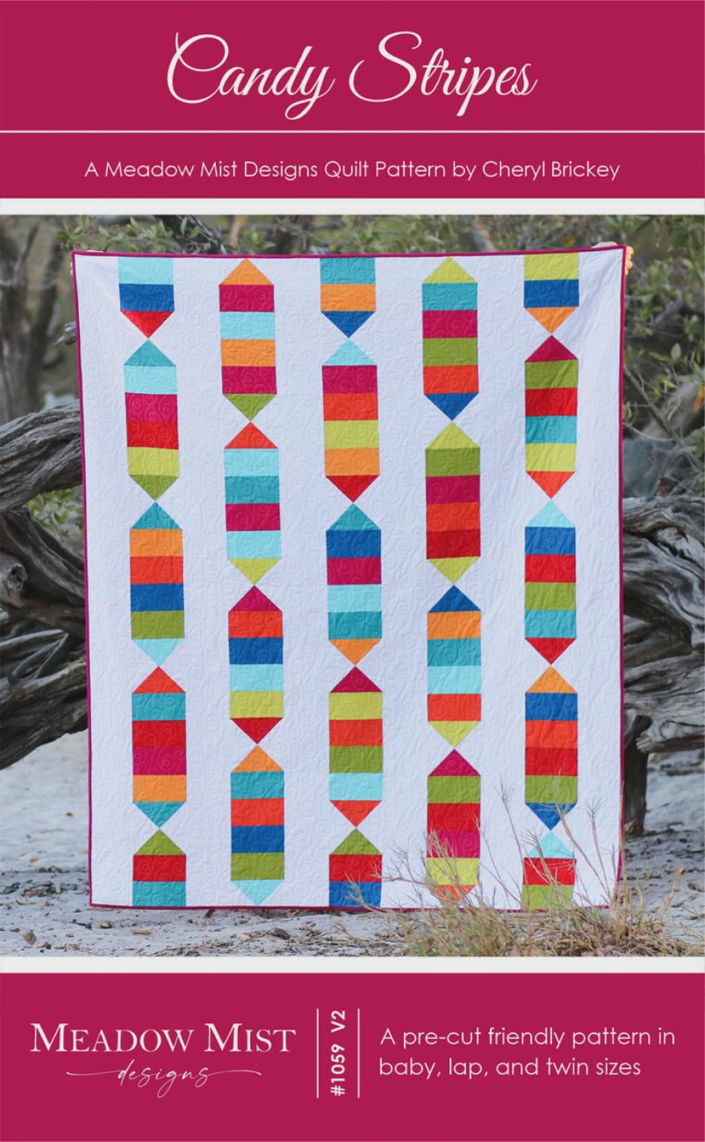 Candy Stripes Quilt Pattern # MMD1059